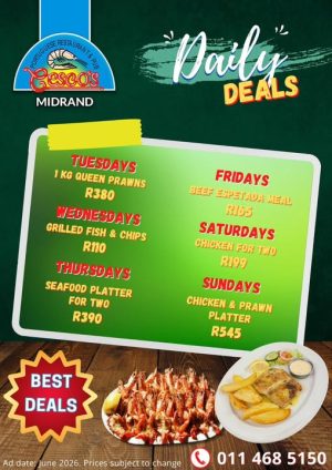 's Midrand Daily Specials Jun 26