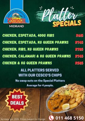 's Midrand Platter Specails Jun 26